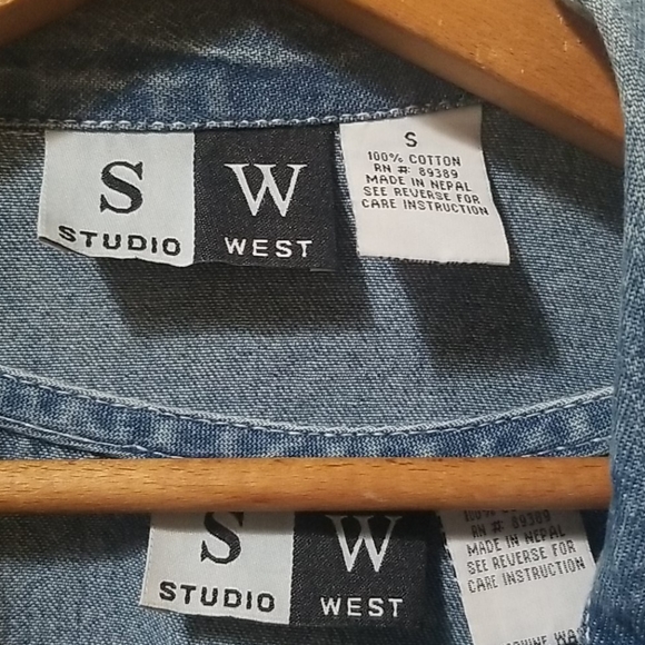 S&W DENIM DRESS & EMBROIDERED JACKET SM - Picture 8 of 8
